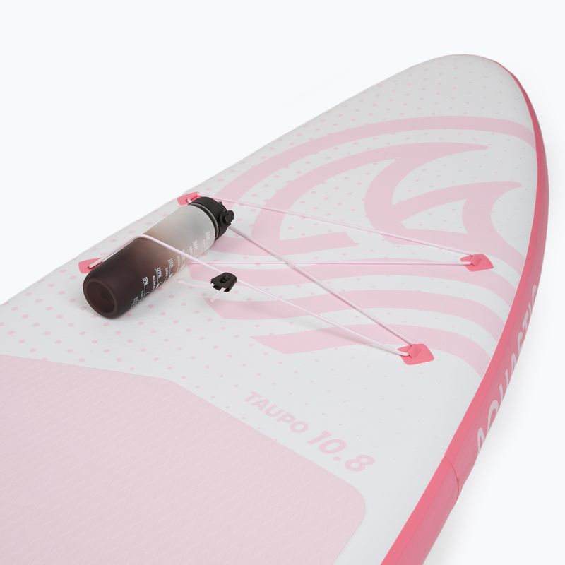 Set Board SUP aufblasbar AQUASTIC Taupo 10'8" Allround rosa 11