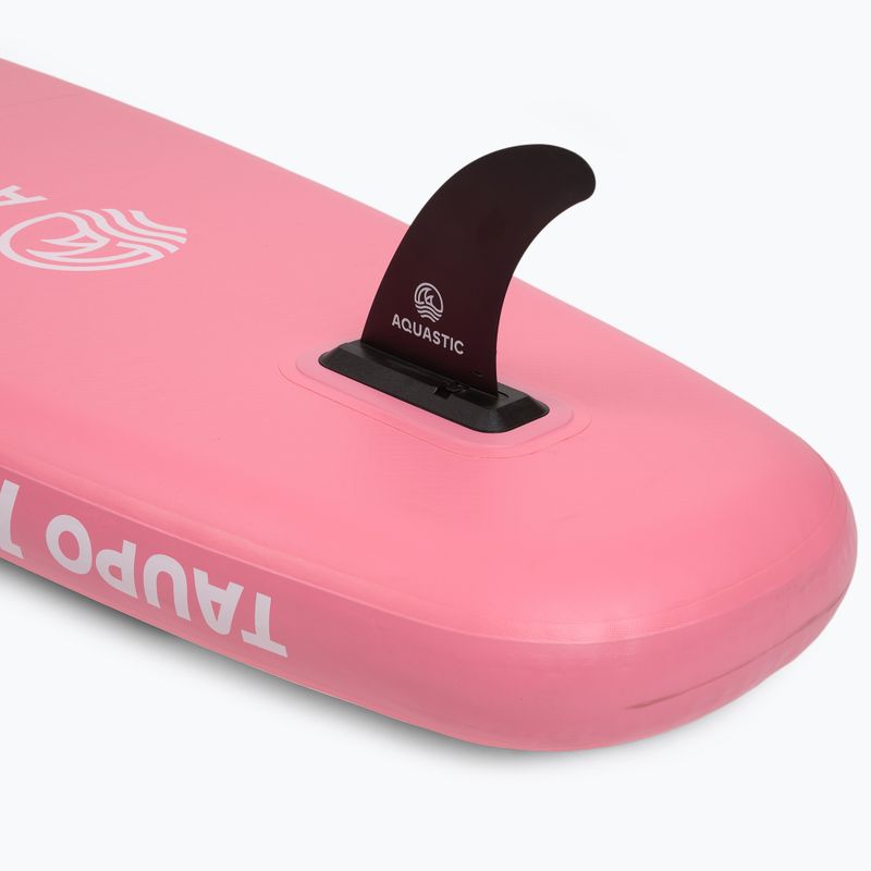 Set Paddleboard SUP aufblasbar AQUASTIC Taupo 10'8" allround pink 13