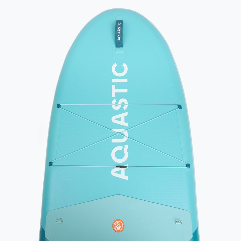 Set Paddleboard SUP aufblasbar AQUASTIC Tourer 12'0" 2-os green 7