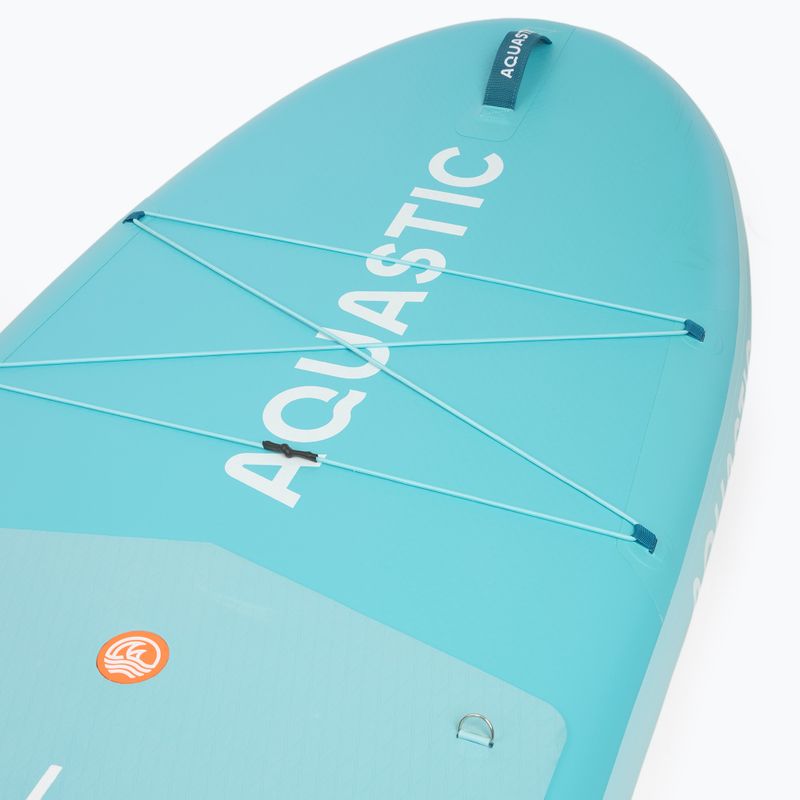 Set Paddleboard SUP aufblasbar AQUASTIC Tourer 12'0" 2-os green 8