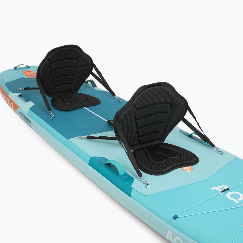 Set Paddleboard SUP aufblasbar AQUASTIC Tourer 12'0" 2-os green 11