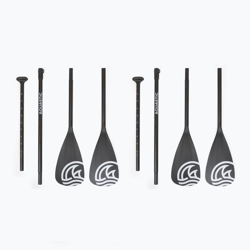 Set Paddleboard SUP aufblasbar AQUASTIC Tourer 12'0" 2-os green 17