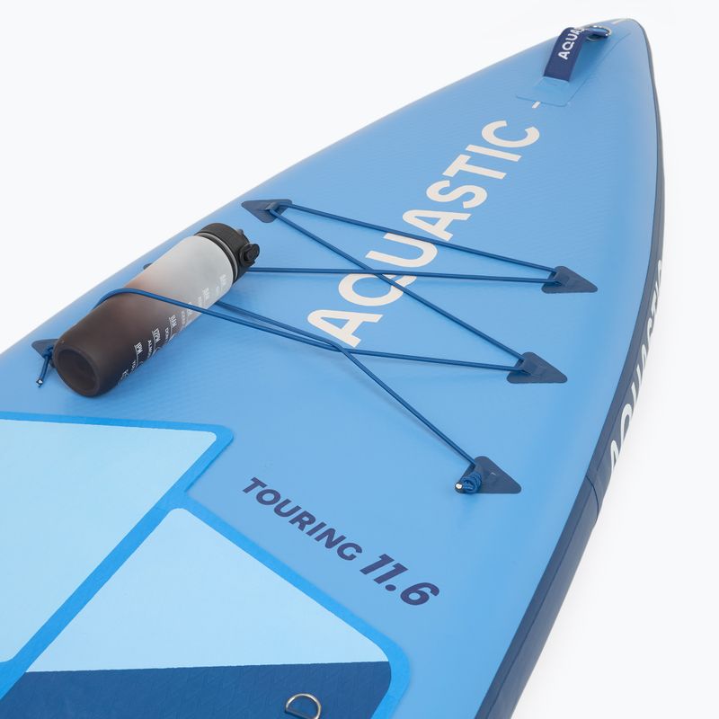 Set Board SUP aufblasbar AQUASTIC Touring 11'6" blau 15