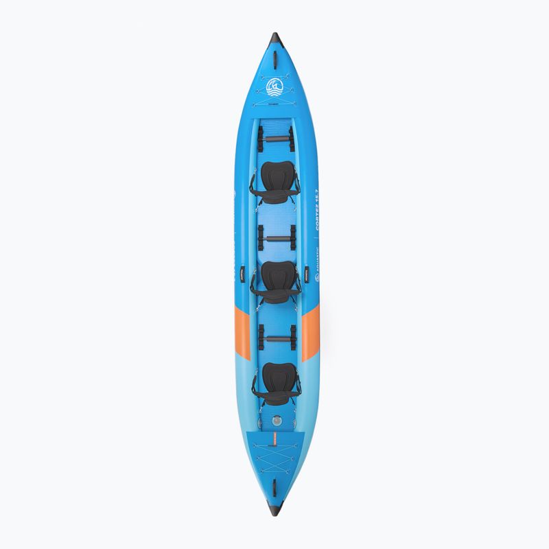 Aufblasbares 3‑Personen‑Kajak AQUASTIC Cortez 15'7" hybrid blue 3