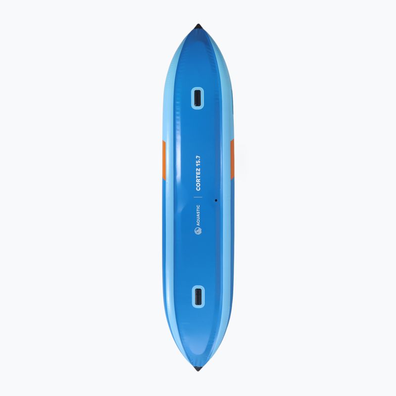 Aufblasbares 3‑Personen‑Kajak AQUASTIC Cortez 15'7" hybrid blue 4