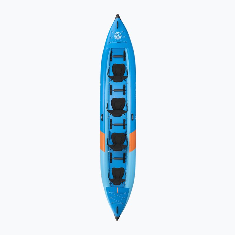 Aufblasbares Kajak 4-osobowy AQUASTIC Cortez 16'9" hybrid blue 3