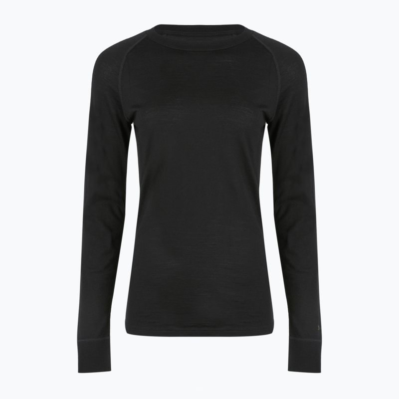 Damen Thermo-Sweatshirt WOOLCANO 100% Merino TOP0541 schwarz 7