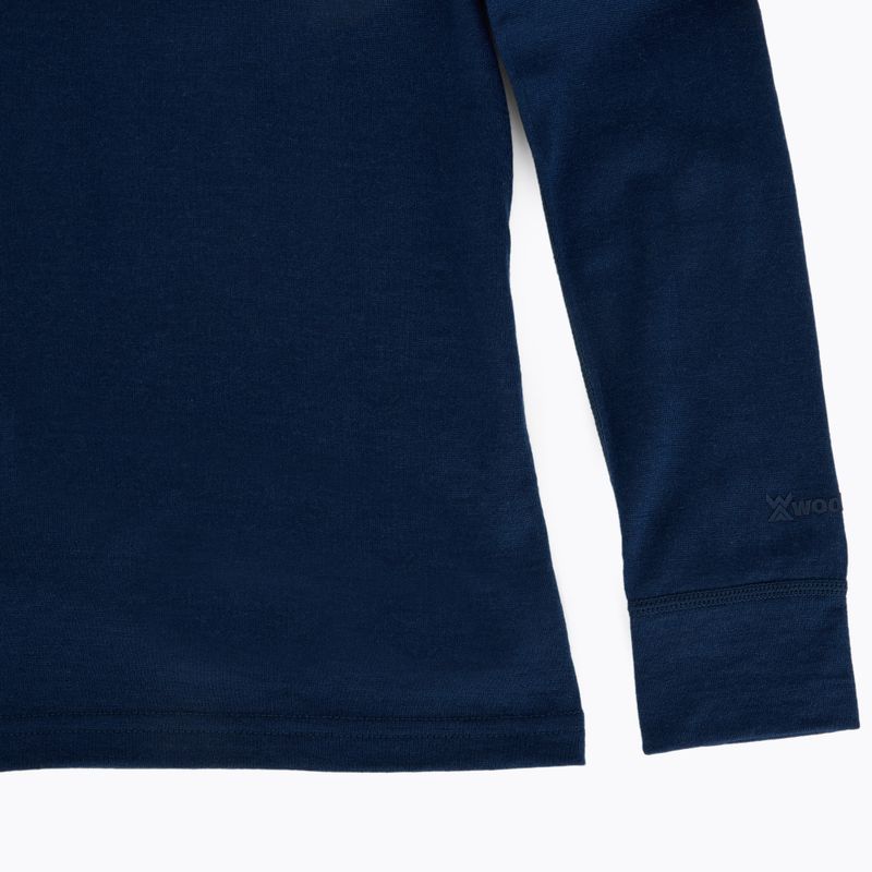 Kinder Thermo-Unterwäsche-Set WOOLCANO Merino 100% SET0683 marineblau 7