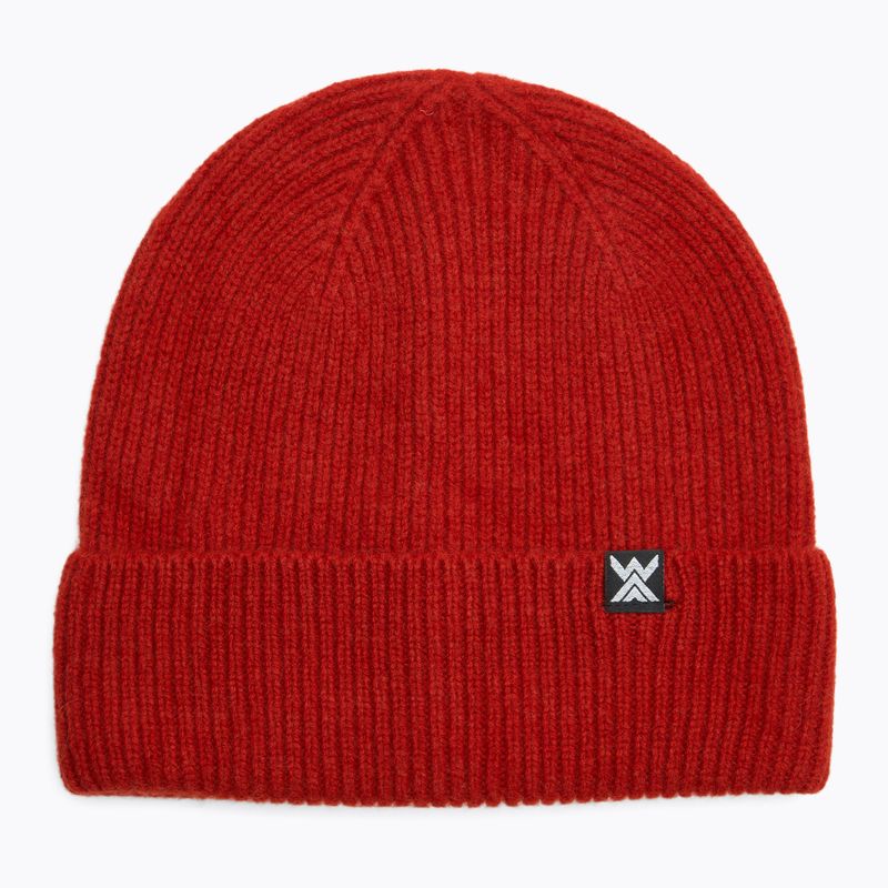Mütze WOOLCANO MERINO 100% HAT0440 bordeaux