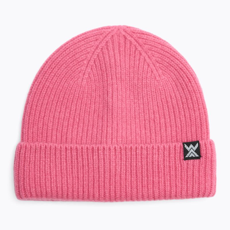 Wintermütze WOOLCANO Merino 100% HAT0440 rosa