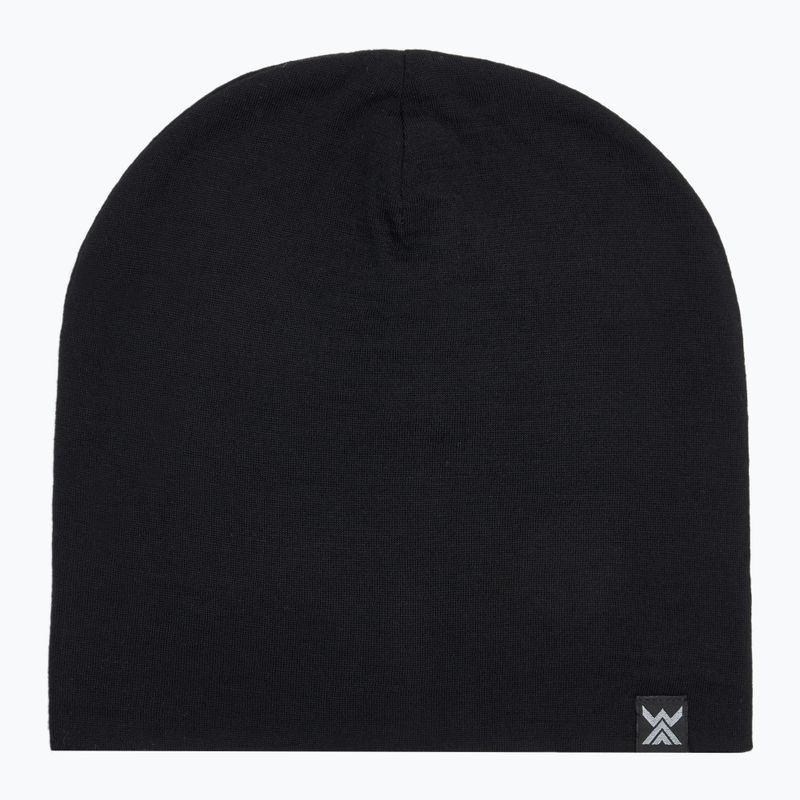 Mütze WOOLCANO MERINO 100% HAT0441 schwarz 2