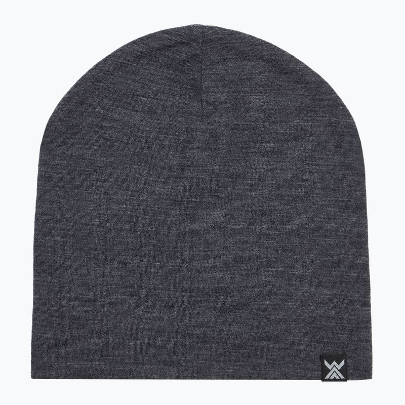 WOOLCANO MERINO 100% Mütze HAT0441 grau 2