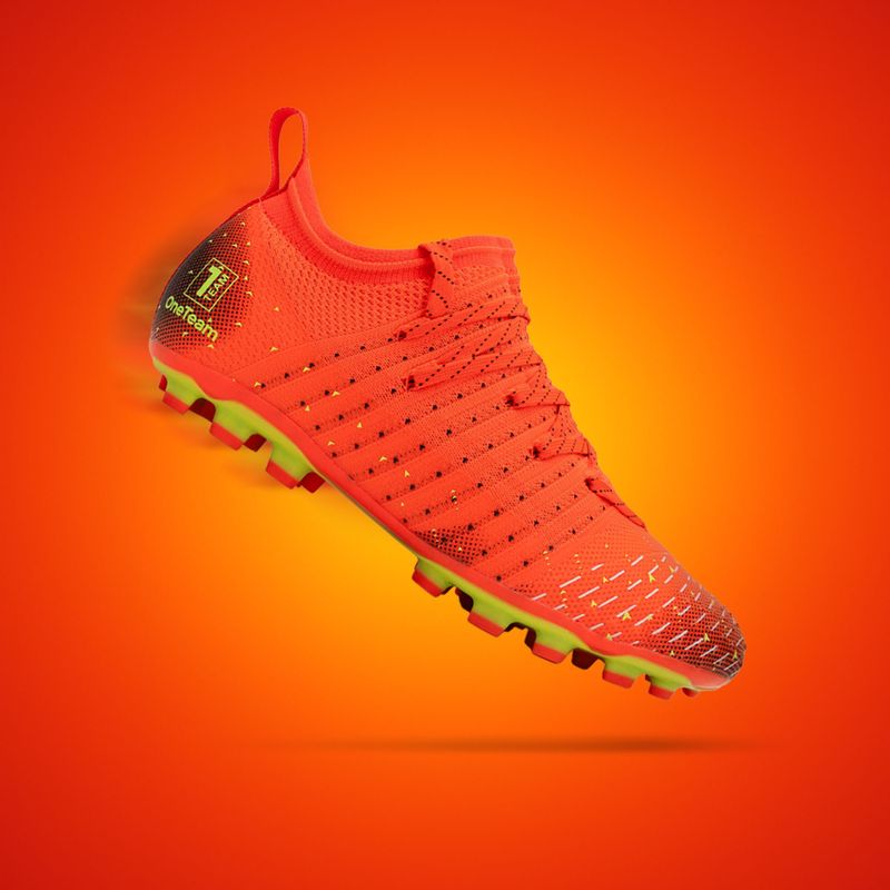 Kinder-Fußballschuhe OneTeam NAMAYRO TEEN AG/MG Orange 9