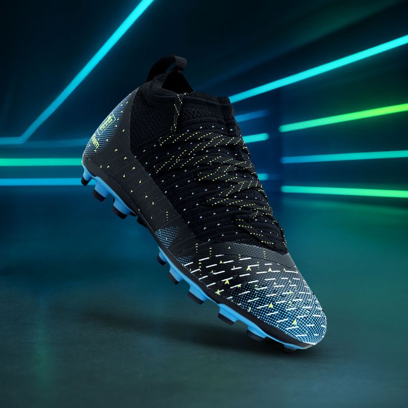 Kinder-Fußballschuhe OneTeam NAMAYRO TEEN AG/MG schwarz 10