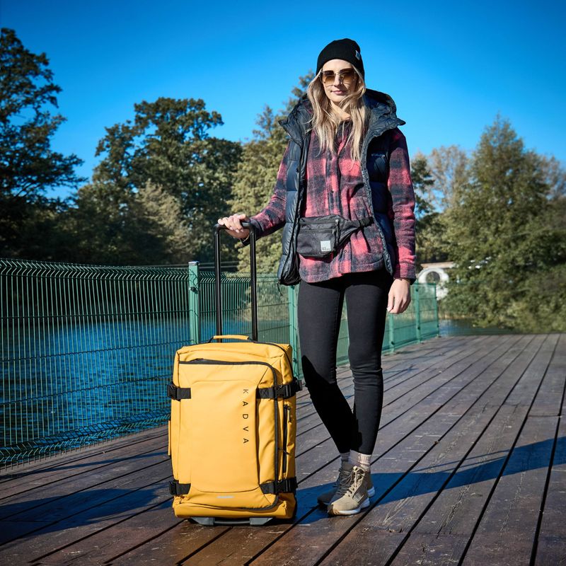 Mittlere Reisetasche KADVA Lazio 74 l gelb 7