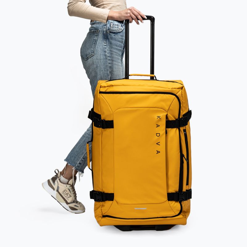 Großer Reisekoffer KADVA Lazio 102 l gelb 2