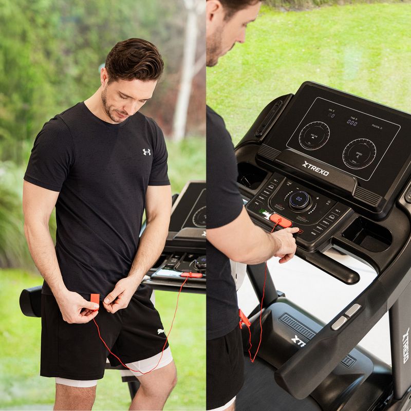 Elektrisches Laufband TREXO TXO-X500 Schwarz 3