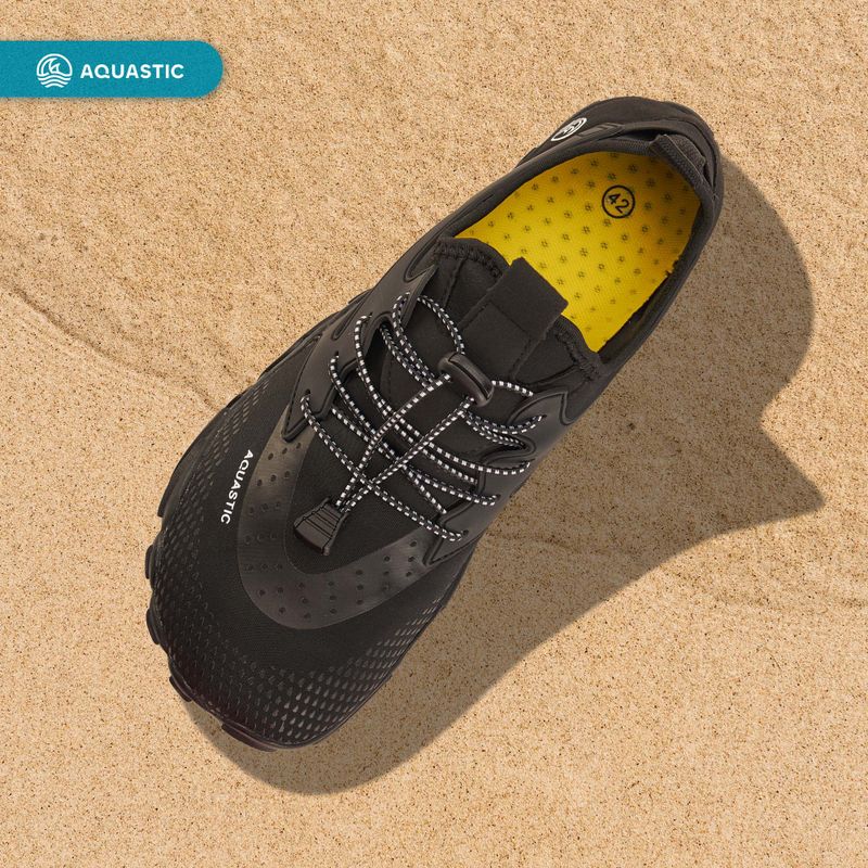Wasserschuhe Herren AQUASTIC Saros Schwarz 3