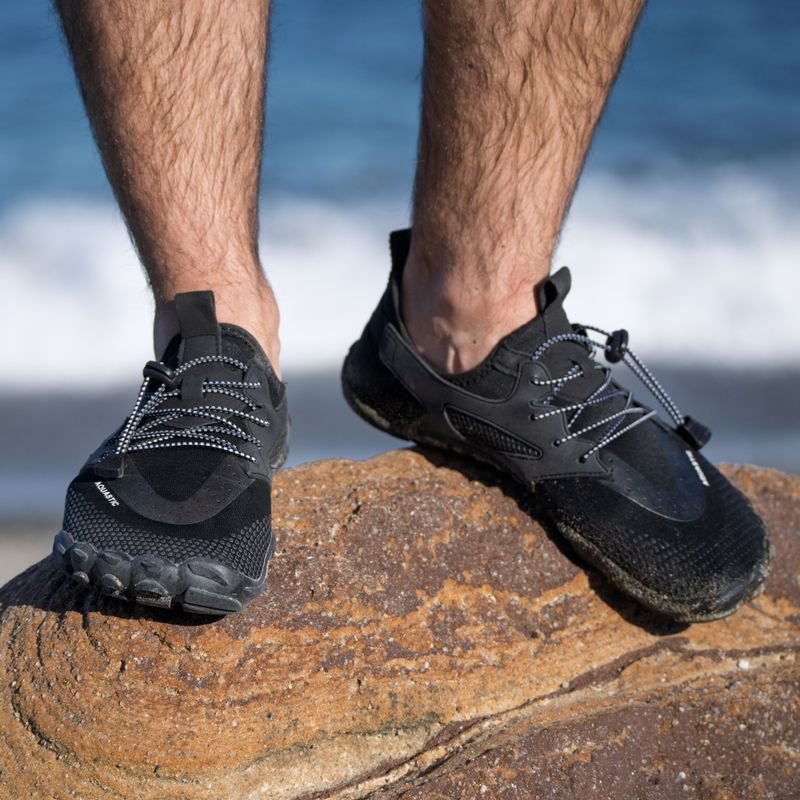 Wasserschuhe Herren AQUASTIC Saros Schwarz 12