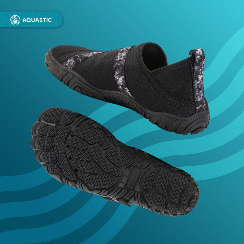 Wasserschuhe Herren AQUASTIC Gatun Schwarz 5
