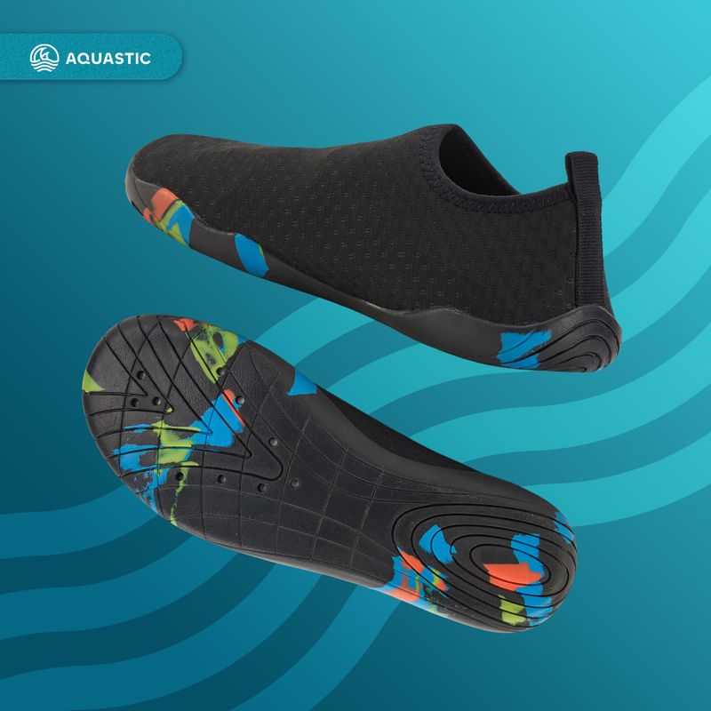 Wasserschuhe AQUASTIC Panam Schwarz 5