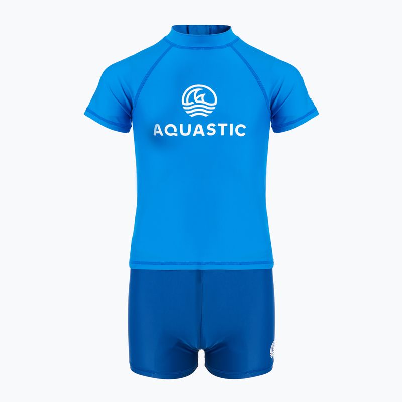 Kinderschwimmset AQUASTIC UV 50+ UPF Marimo JRB navy blau/blau 2