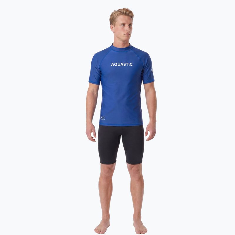 AQUASTIC UV 50+ UPF Schwimmshirt Rimos navy blau 5