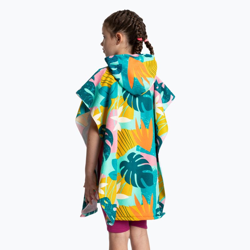 Kinderponcho AQUASTIC Sunny JR Blumen 6