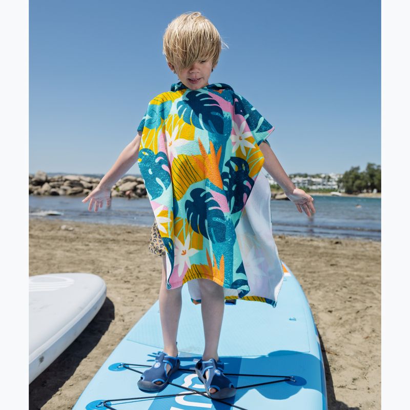 Kinderponcho AQUASTIC Sunny JR Blumen 10