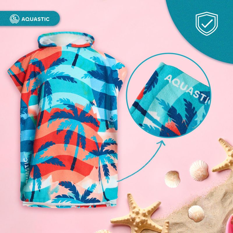 AQUASTIC Sunny JR Palmen-Kinderponcho 11