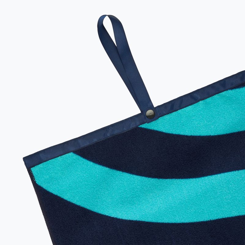 AQUASTIC Wavey marineblau/blaues Handtuch 5
