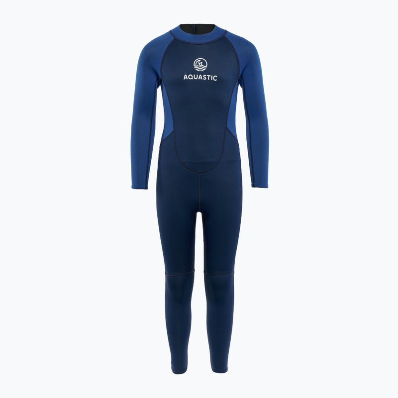 Kinderschwimmkörper AQUASTIC Wavey LG Jrb 2 mm navy blau/blau 2