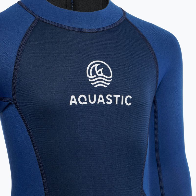 Kinderschwimmkörper AQUASTIC Wavey LG Jrb 2 mm navy blau/blau 4