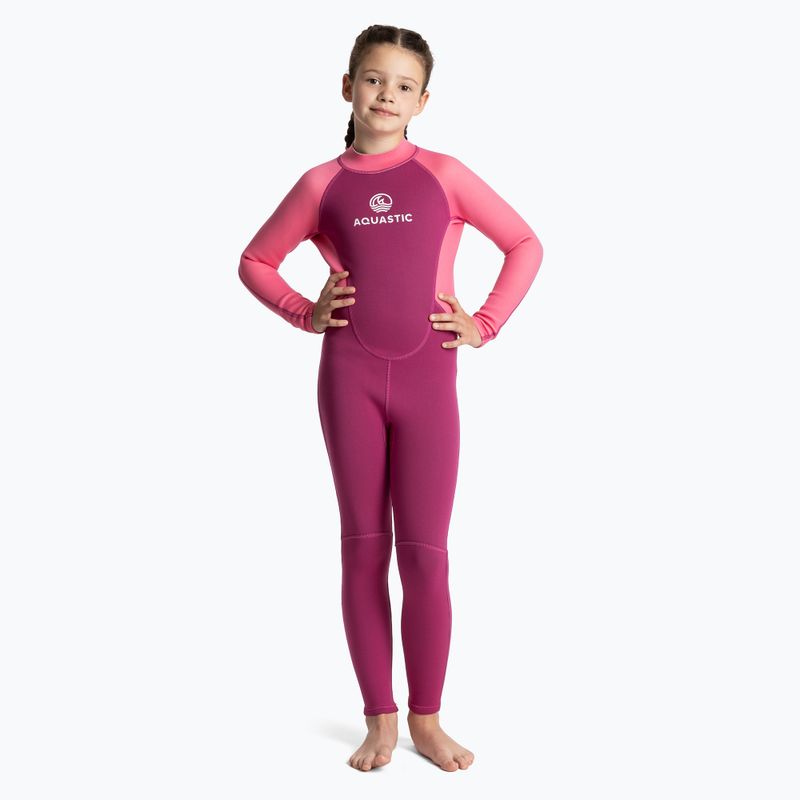 Kinder Schwimmen Schaum AQUASTIC Wavey LG Jrg 2 mm rosa 2
