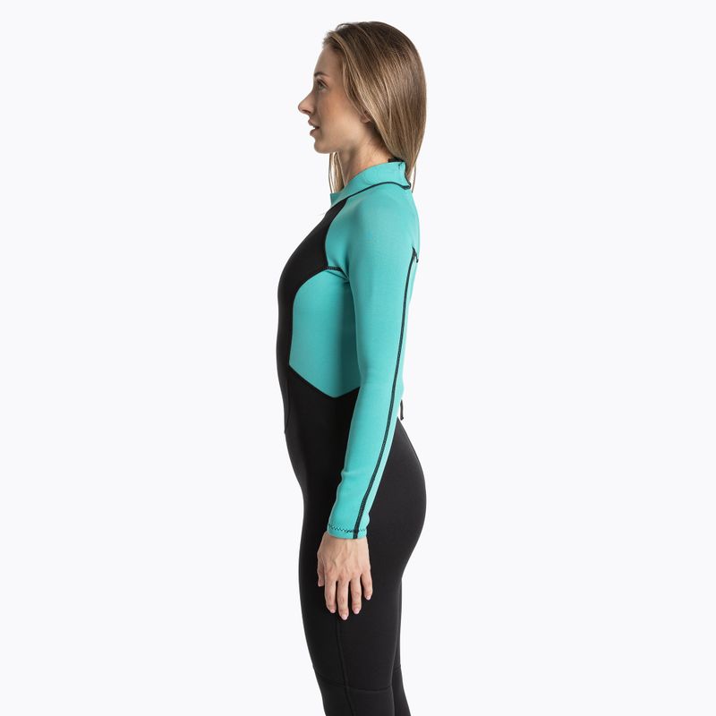 Damen Schwimmanzug AQUASTIC Wavey LG WMNS 2 mm schwarz/mint 4