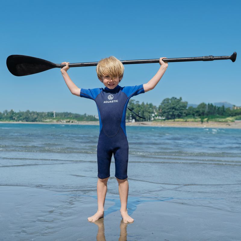 Kinderschwimmkörper AQUASTIC Wavey Jrb 2 mm navy blau/blau 6