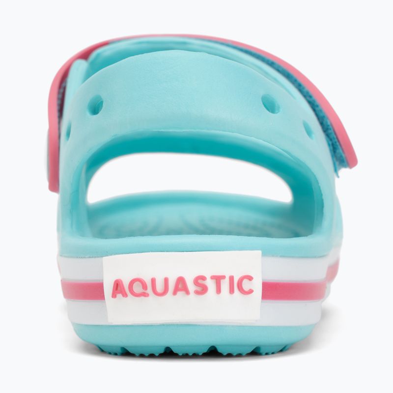AQUASTIC Sandi Jrg türkisfarbene Kindersandalen 6