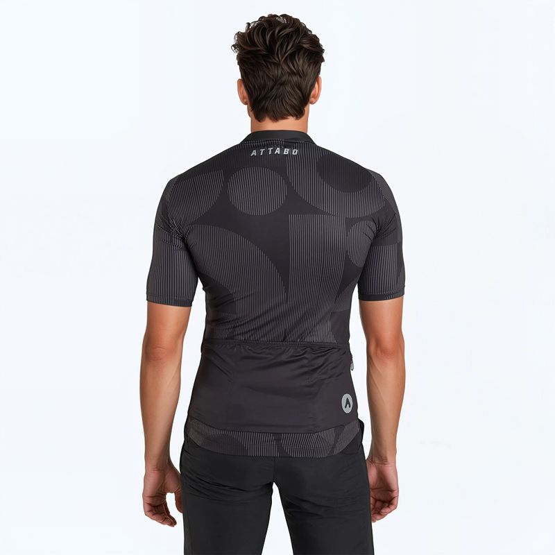 Herren ATTABO Vites Radtrikot schwarz 3