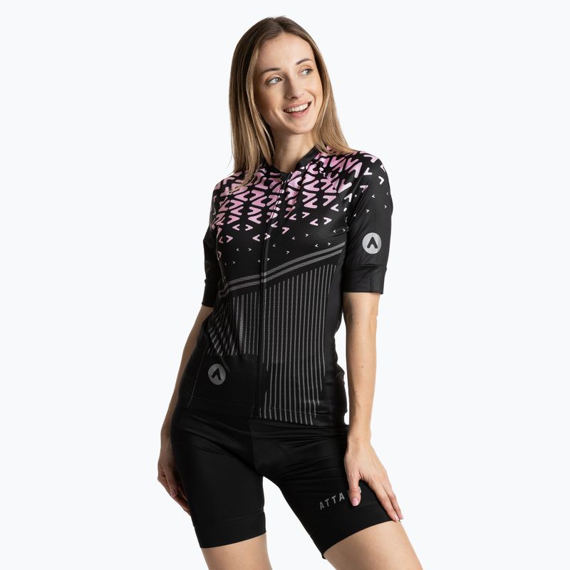 Damen Radtrikot ATTABO Tevi WMNS schwarz/rosa