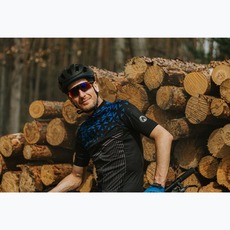 Herren ATTABO Tevi Radtrikot schwarz/blau 15