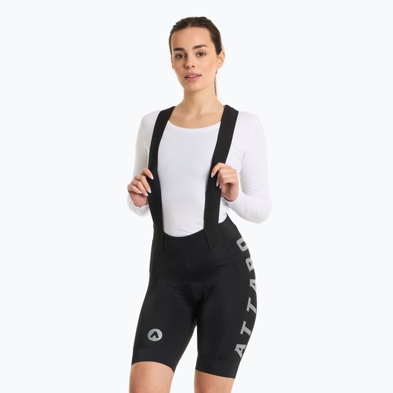 ATTABO Kirun WMNS Bib Shorts für Damen schwarz