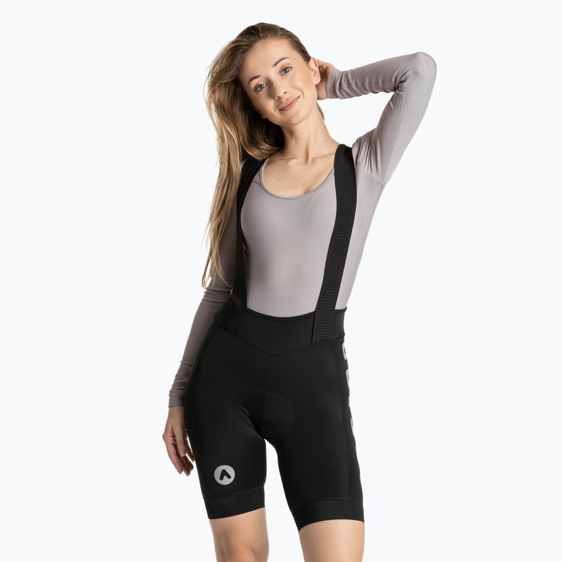 ATTABO Kirun WMNS Bib Shorts für Damen schwarz