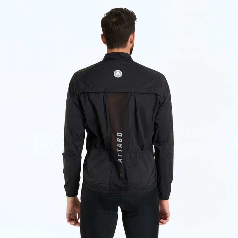 ATTABO Fahrradjacke Cahayo Jacket Winddicht schwarz 2