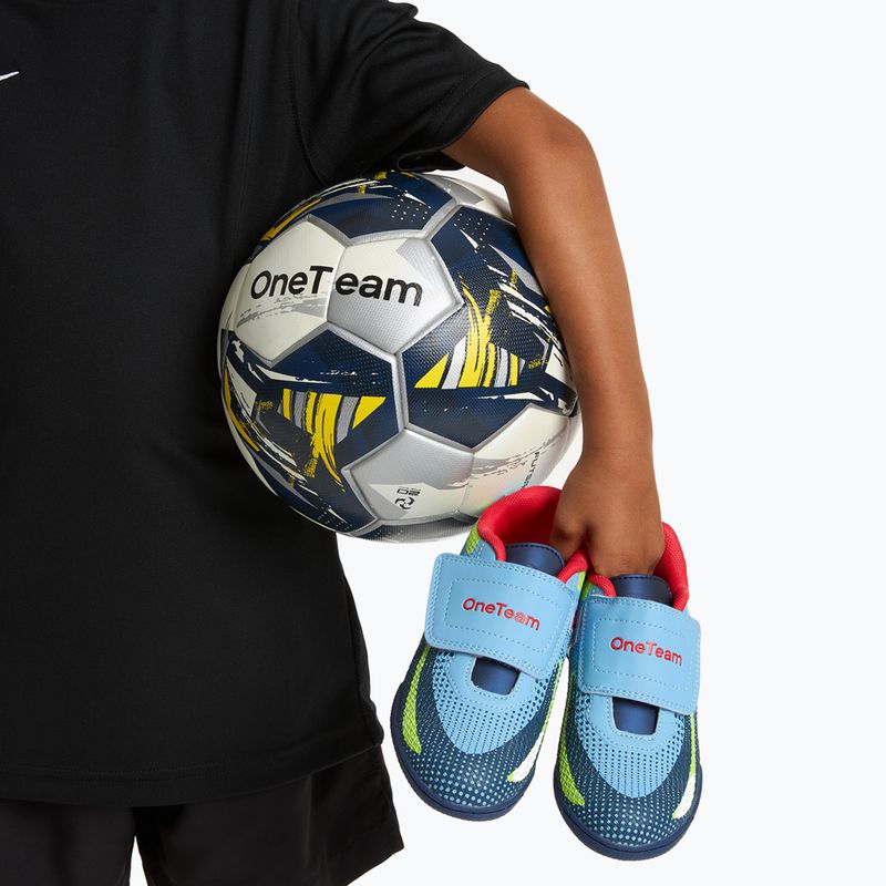 Fußballschuhe Kinder OneTeam Robero Junior IC Blau/Dunkelblau 12