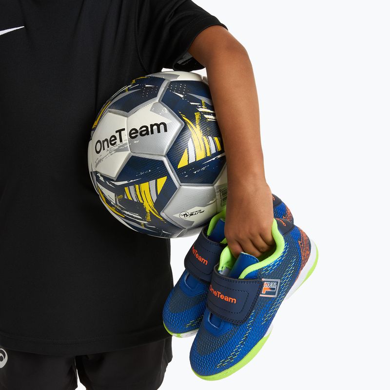 Fußballschuhe Kinder OneTeam Robero Junior IC Dunkelblau/Blau 12
