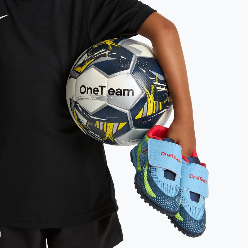 Fußballschuhe Kinder OneTeam Robero Junior TF Blau/Dunkelblau 12