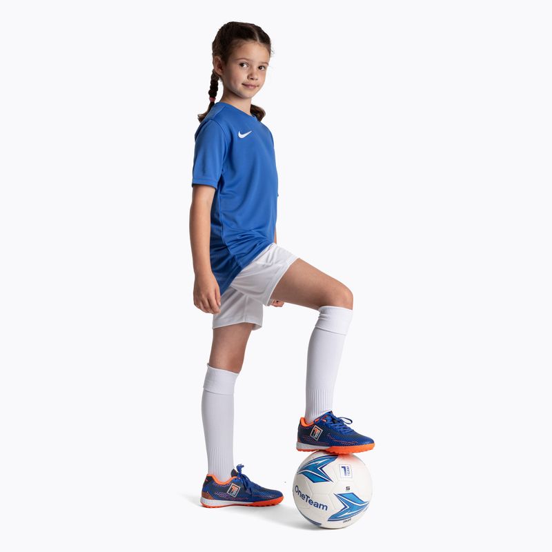 Fußballschuhe Kinder OneTeam Robero Teen TF Dunkelblau/Orange 10