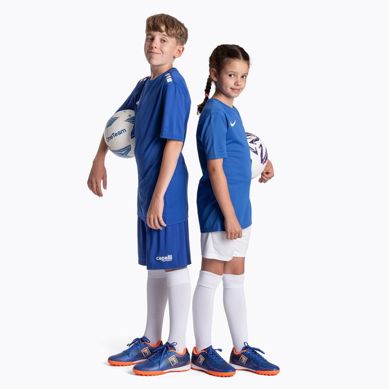 Fußballschuhe Kinder OneTeam Robero Teen TF Dunkelblau/Orange 15