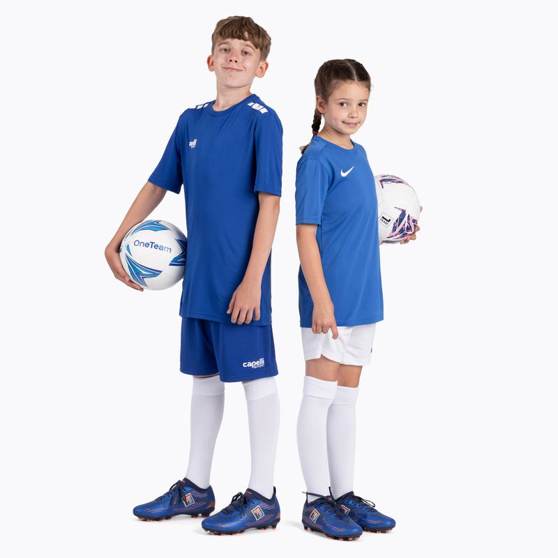 Fußballschuhe Kinder OneTeam Robero Teen FG/AG Dunkelblau/Orange 14