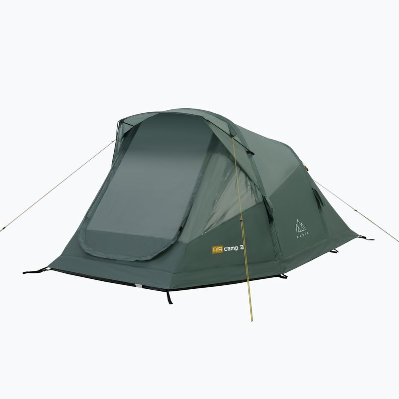 Aufblasbares 3-Personen Campingzelt KADVA AIRcamp 3 grün